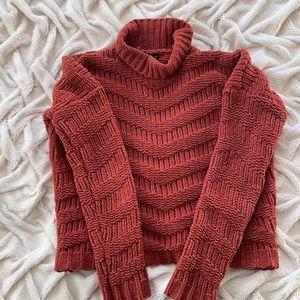 Burnt orange sweater